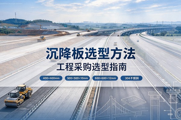 贵溪沉降板选择方法