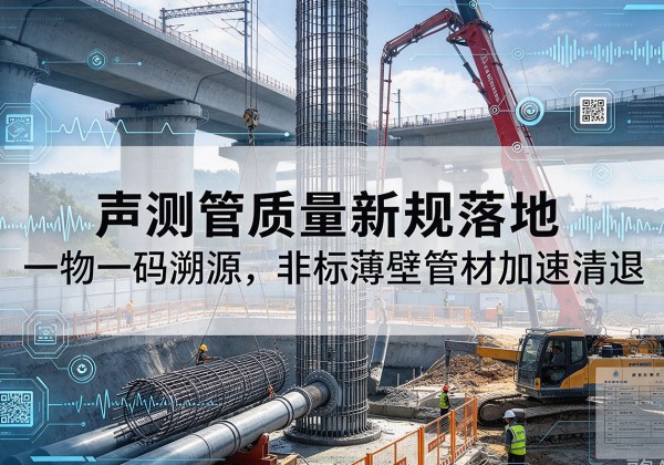 贵溪声测管质量新规落地，一物一码溯源，非标薄壁管材加速清退
